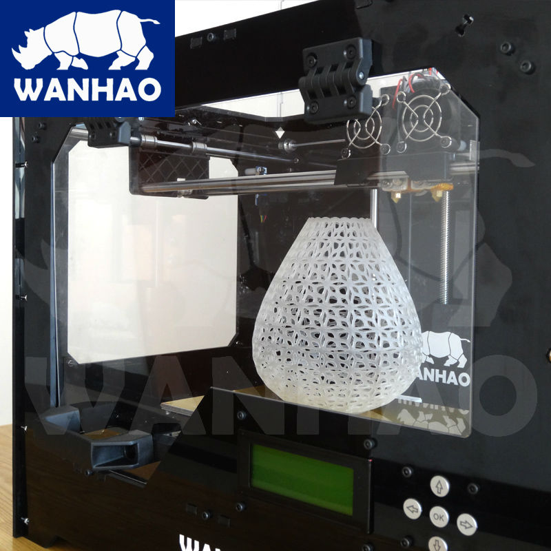 3D Printer WANHAO dual 4S with double extruder, FFF molding in high precision. 1 3D Printer WANHAO dual 4S with double extruder, FFF molding in high precision.