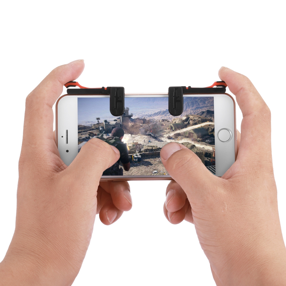 M24 Phone Gamepad Trigger Fire Button Aim Key Joystick Smartphone Tablet Gaming L1R1 Shooter Controller (BLACK) 7 M24 Phone Gamepad Trigger Fire Button Aim Key Joystick Smartphone Tablet Gaming L1R1 Shooter Controller