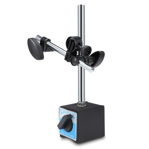 Magnetic Base Stand 30kg Maximum Pull Double Adjustable Poles for Dial Indicator Test Gauge