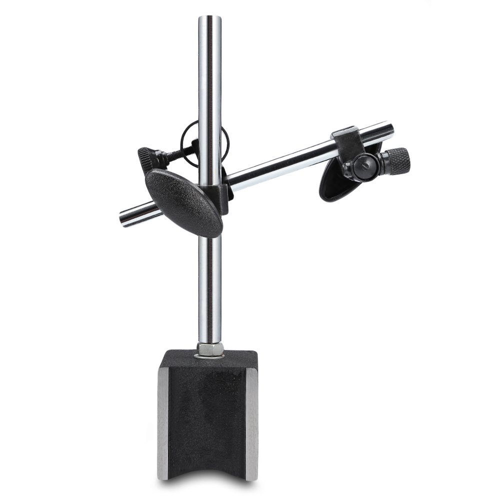 Magnetic Base Stand 30kg Maximum Pull Double Adjustable Poles for Dial Indicator Test Gauge (SILVER) 6 Magnetic Base Stand 30kg Maximum Pull Double Adjustable Poles for Dial Indicator Test Gauge