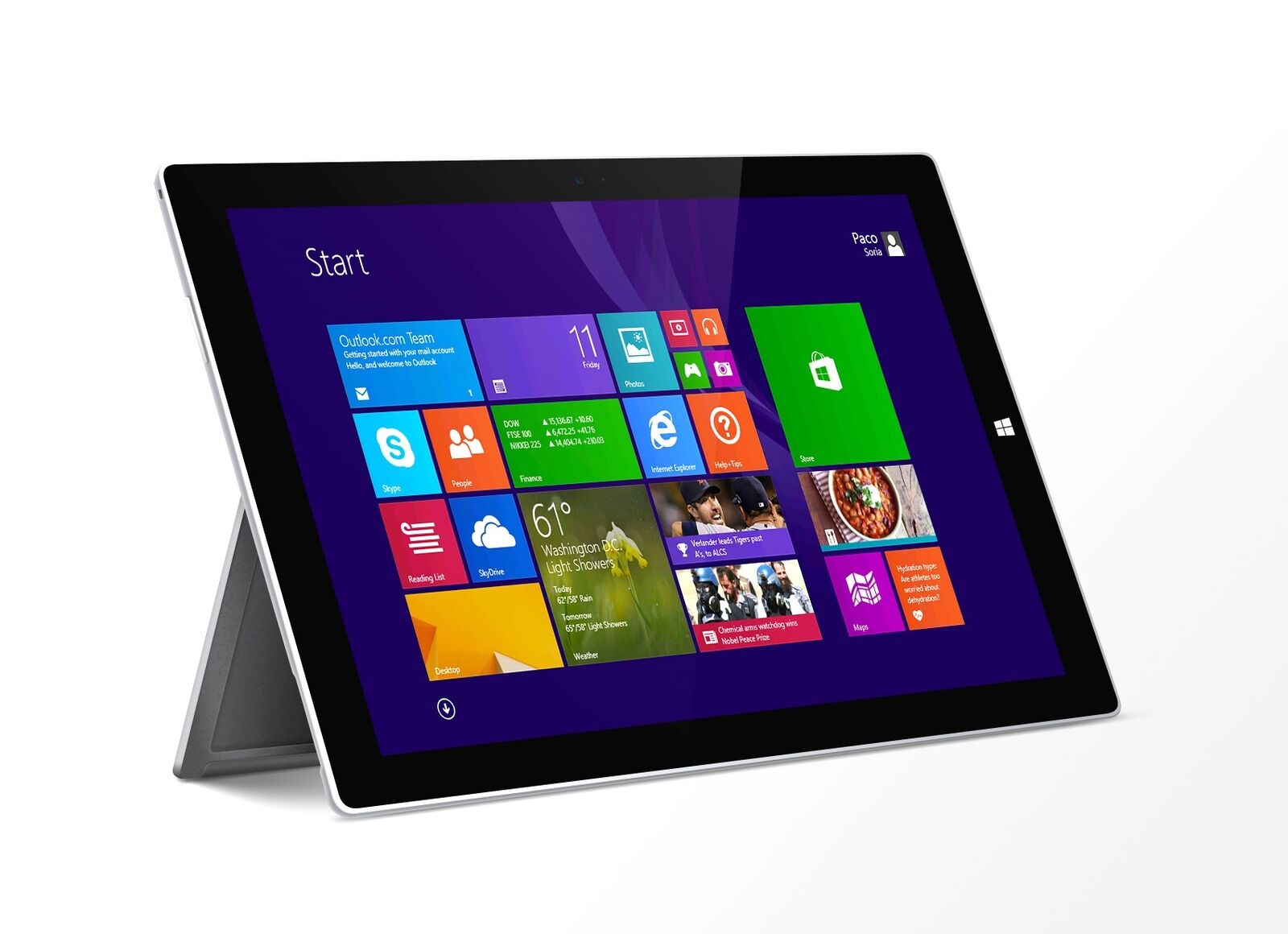 Microsoft Surface Pro 5 1796 12" I7-7660U 8GB 256GB SSD Win10 Pro Touch Tablet