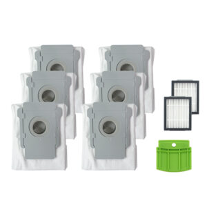 9pcs Replacements for iRobot Roomba i7 Vacuum Cleaner Parts Accessories 6*Dust Bags 2*Filters 1*Silicone Baffle