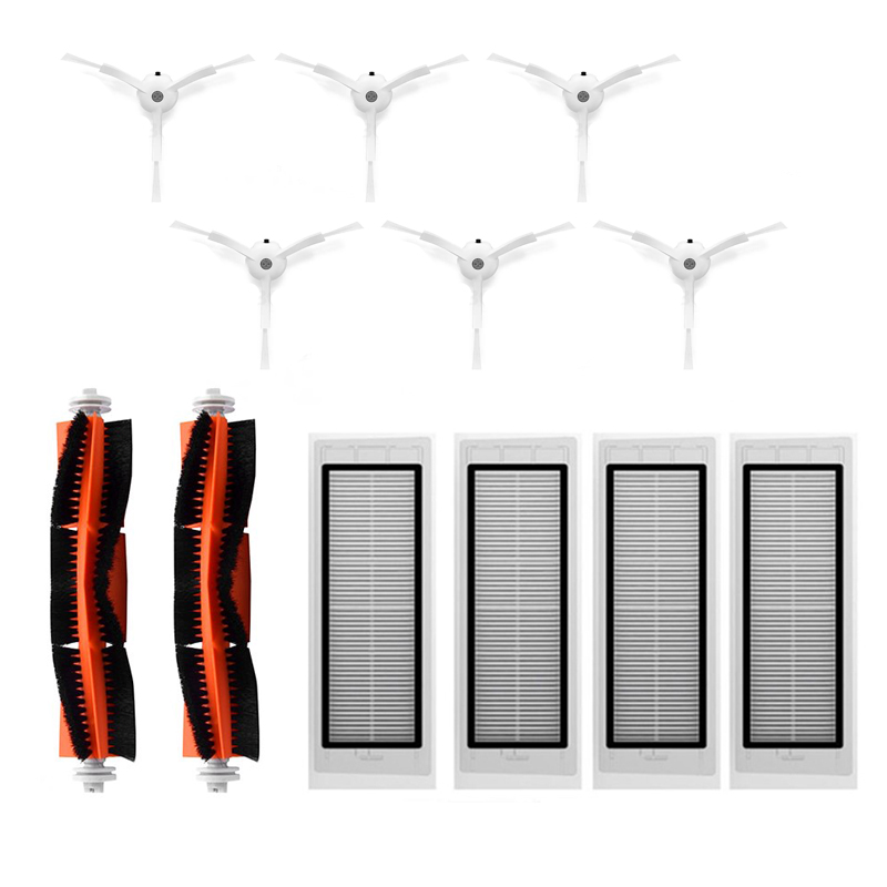 6pcs side brush 4pcs HEPA filter 2pcs main brush Suitable for Xiaomi Robot Vacuum Cleaner Roborock S50 Xiaomi Roborock Xiaomi Mi Robot Xiaowa Non-orig 1 6pcs side brush 4pcs HEPA filter 2pcs main brush Suitable for Xiaomi Robot Vacuum Cleaner Roborock S50 Xiaomi Roborock Xiaomi Mi Robot Xiaowa Non-original