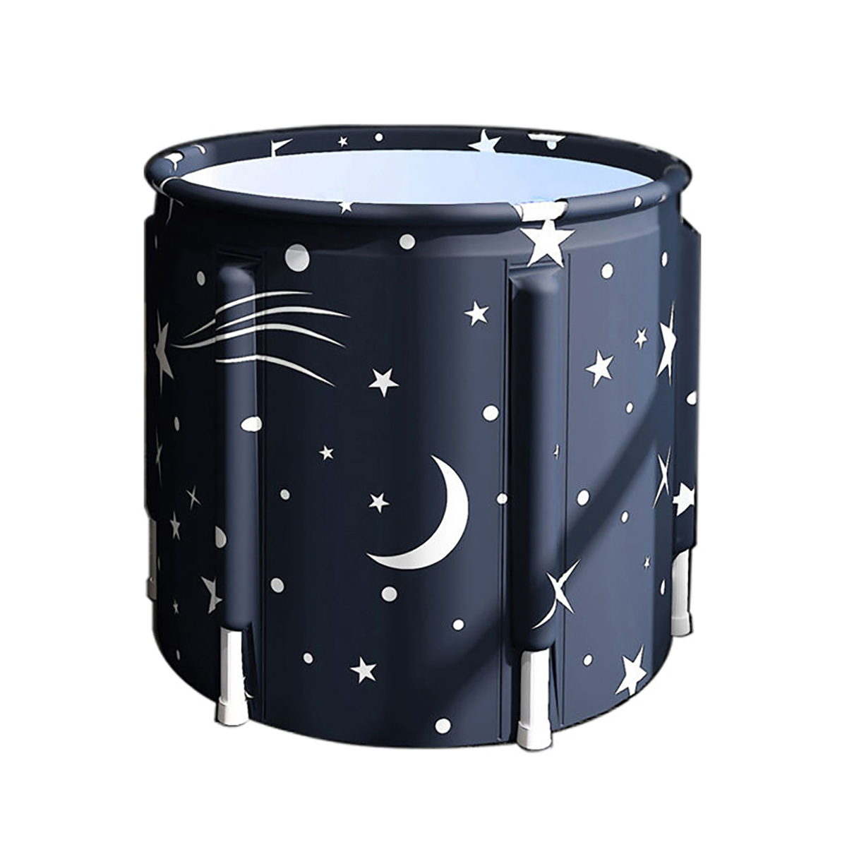 70x70CM Portable PVC Folding Bathtub Water Spa Tub Bath Bucket Outdoor Bath Tub 7 70x70CM Portable PVC Folding Bathtub Water Spa Tub Bath Bucket Outdoor Bath Tub