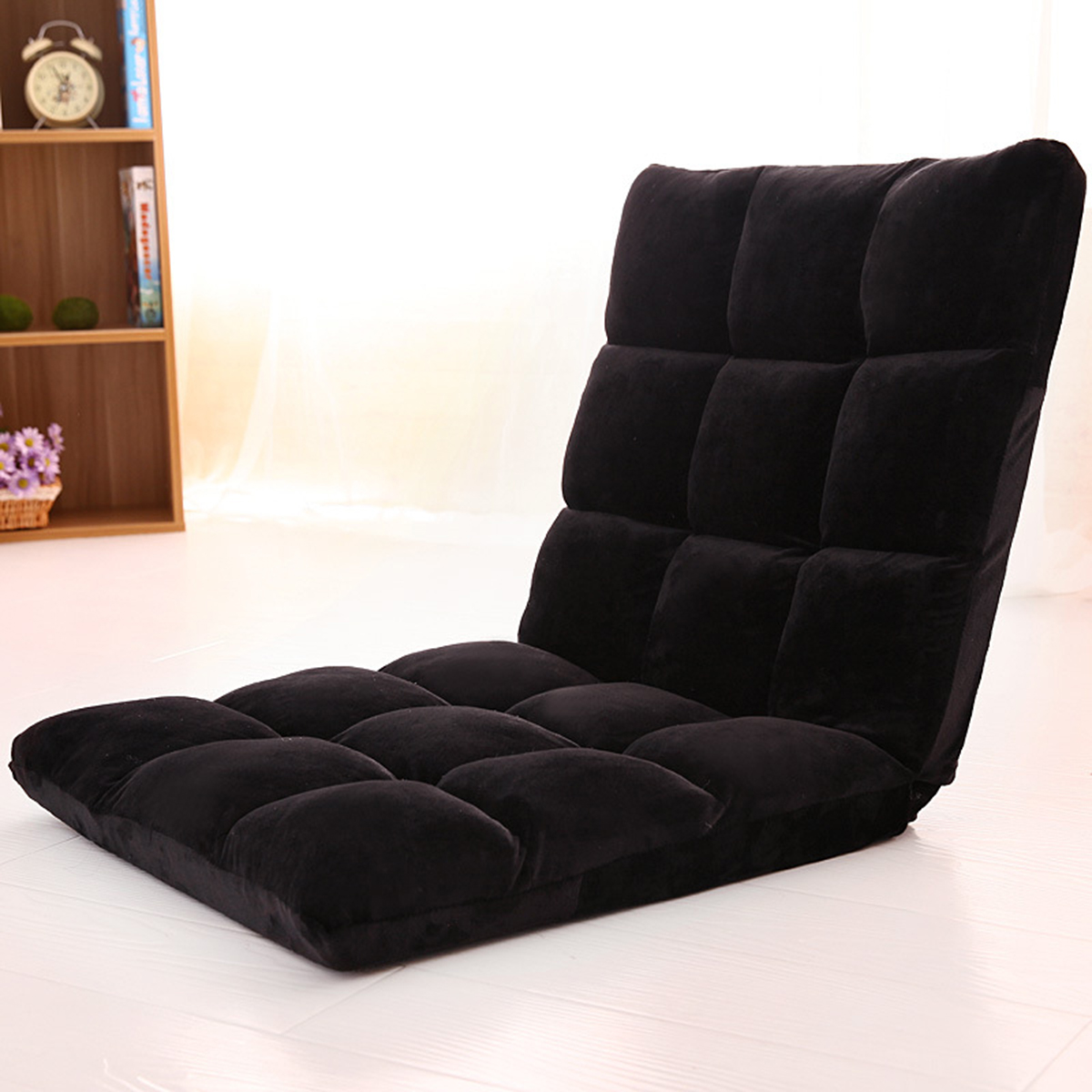 Adjustable Lazy Sofa Cushioned Floor Lounge Chair Living Room Leisure Chaise Chair 7 Adjustable Lazy Sofa Cushioned Floor Lounge Chair Living Room Leisure Chaise Chair