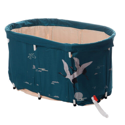 Crane Folding Bathtub Water Tub Indoor Outdoor Portable Adult Spa Bath Bucket