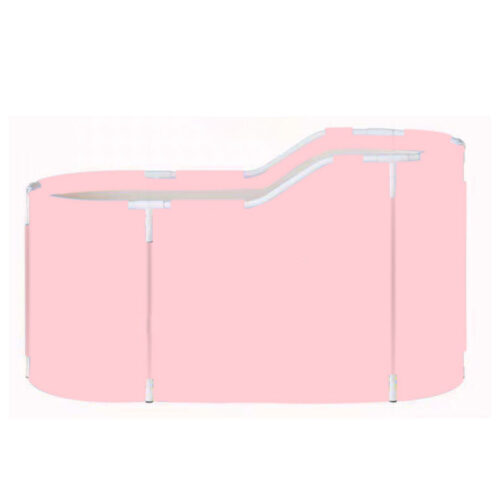 120x70x60cm Folding Bathtub Portable PVC Water Tub Outdoor Room Adult Spa Bath