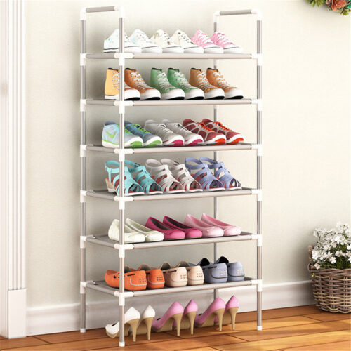 3/4/5/6 Tier Shoe Rack Storage Organiser Stand Shelf Portable Cabinet Holder