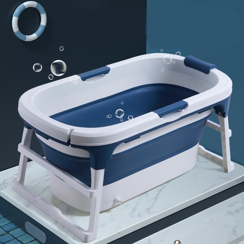 111*63*55cm Large Deep Folding Bath tub Adults Bath Tub Children Bath Tub With Lid 3 111*63*55cm Large Deep Folding Bath tub Adults Bath Tub Children Bath Tub With Lid
