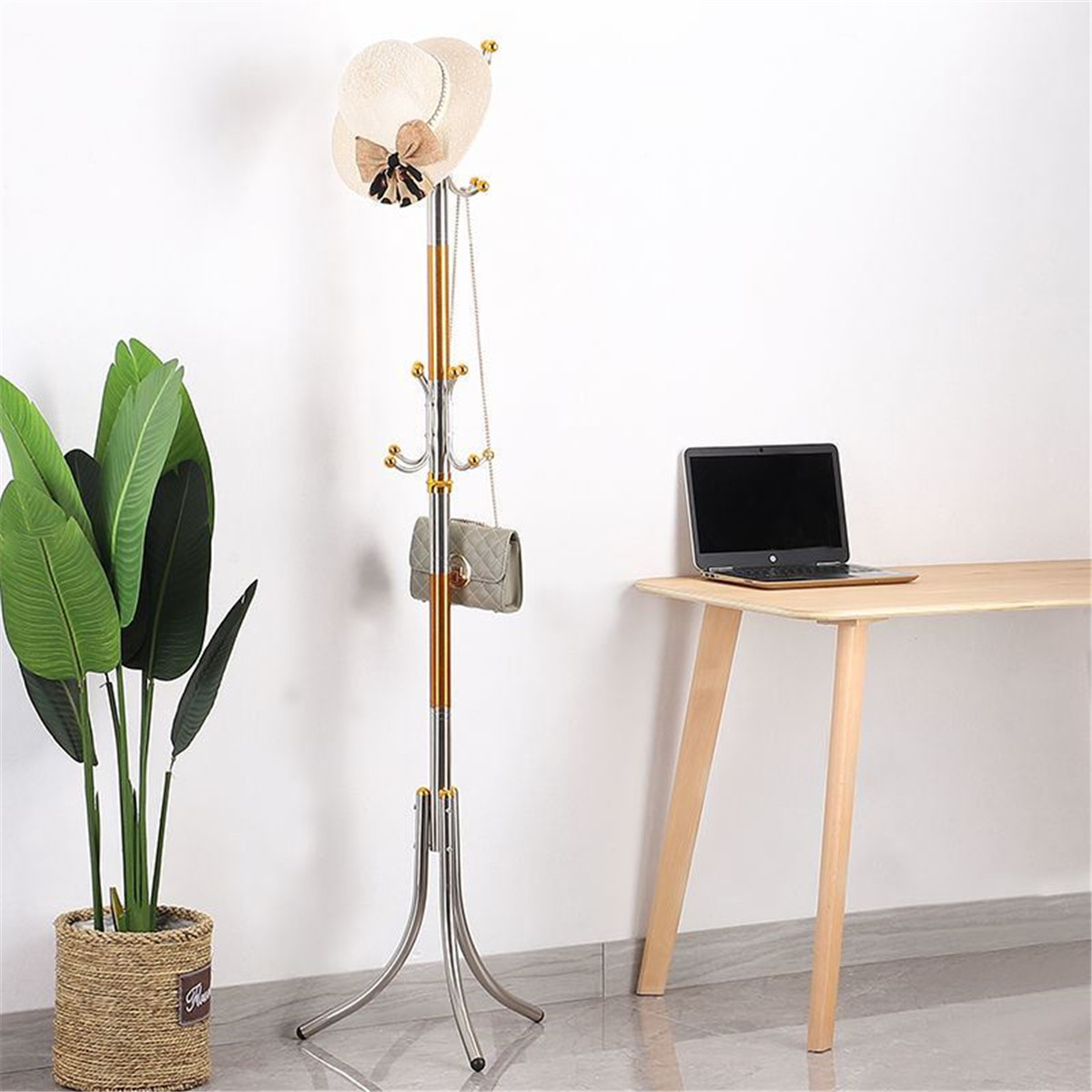 Coat Rack Hat Clothing Garment Floor Stand Metal Tree Hanger Holder Organizer 5 Coat Rack Hat Clothing Garment Floor Stand Metal Tree Hanger Holder Organizer