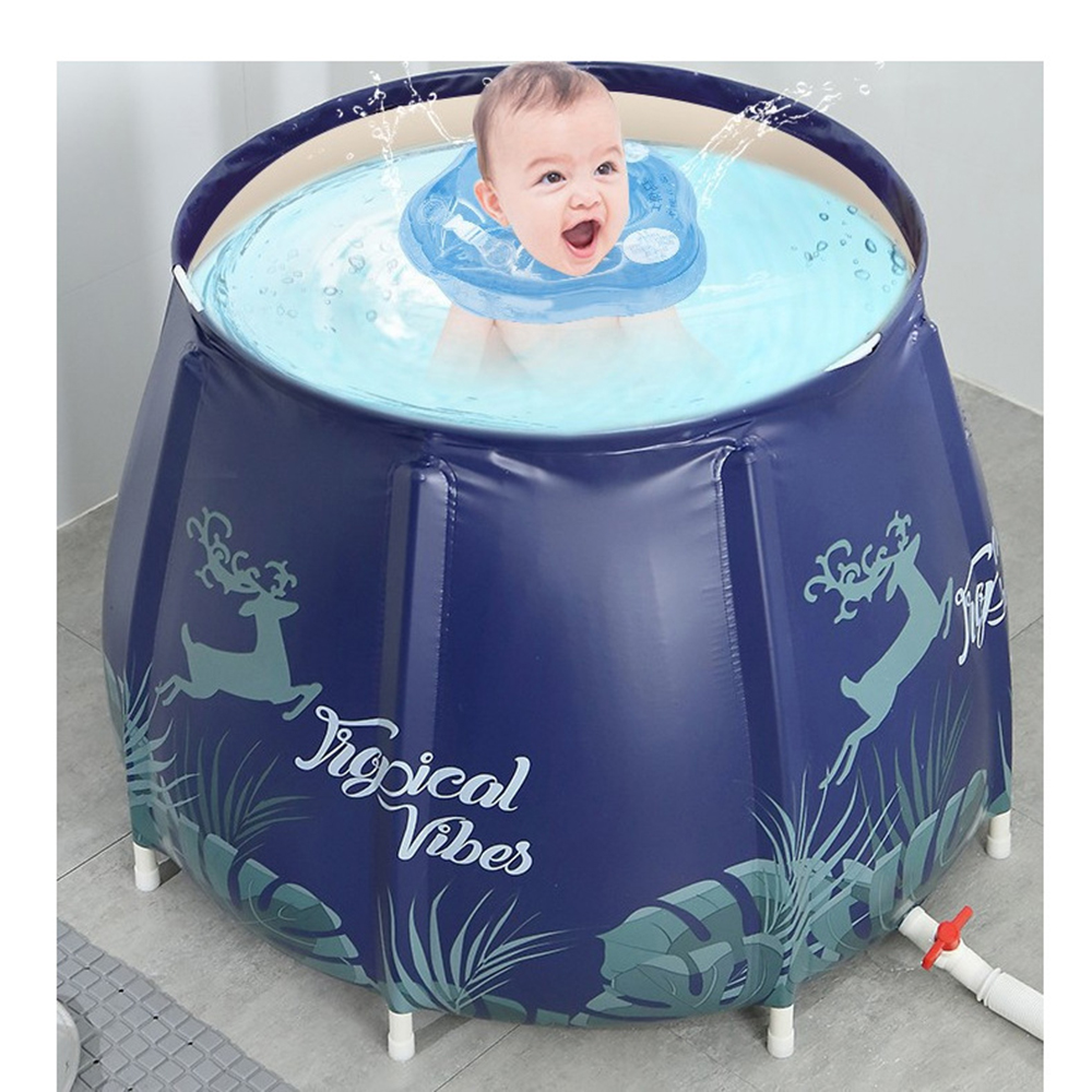Portable Bathtub Folding Bath Bucket Foldable Large Adult Tub Baby Swimming Pool Insulation Separate Family Bathroom SPA Tub With Lid 5 Portable Bathtub Folding Bath Bucket Foldable Large Adult Tub Baby Swimming Pool Insulation Separate Family Bathroom SPA Tub With Lid