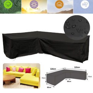 L Shape Sofa Cover Patio Garden Furniture Waterproof Anti UV Protector 320x320cm