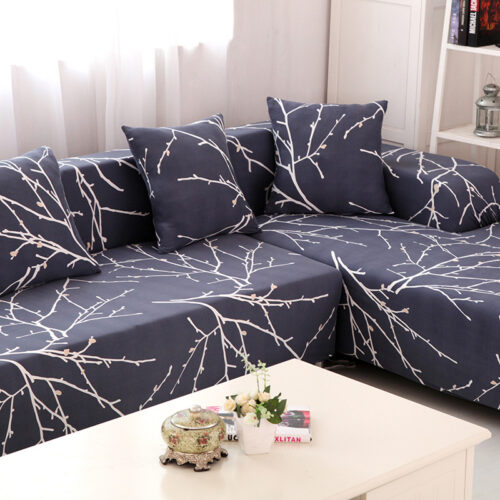 Textile Spandex Strench Sofa Chair Covers Printed Elastic Couch Cover Furniture Protector 4 Sizes