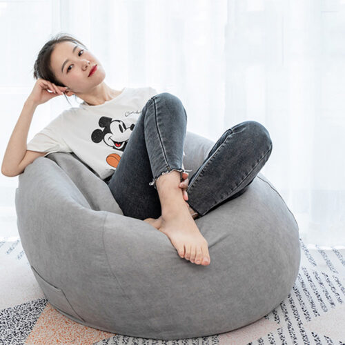 NESLOTH 90*110cm Soft Bean Bag Chairs Couch Sofa Cover Indoor Lazy Sofa For Adults