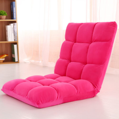 Adjustable Lazy Sofa Cushioned Floor Lounge Chair Living Room Leisure Chaise Chair