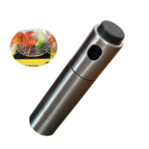 Stainless Steel Oiler Oil Spray Refillable Bottles Fuel Injector Sprayer Pot Gravy Boats Kitchen Tools
