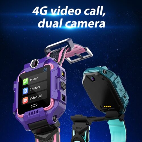 4G Kids Smart Watch Dual Cameras 360° Rotation GPS Location