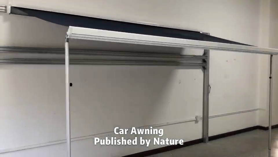 Car side retractable rv and jeep car awning for camping