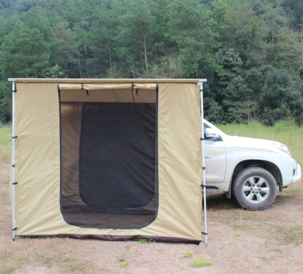 4WD Camping Car Roof Top Tent With Awning Wall Room