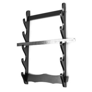 1/2/3/4/5/6 Tier Holder Wall Mount Samurai Stand Display Katana Hanger Rack Support