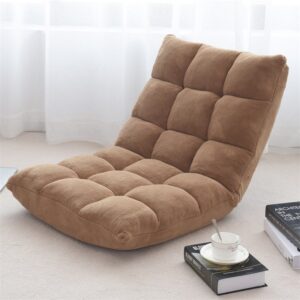 Adjustable Lazy Sofa Cushioned Floor Lounge Chair Living Room Leisure Chaise Chair