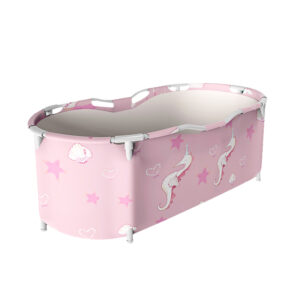 Portable Bathtub Water Tub Folding PVC Adult Spa Bath Bucket Rectangle Home