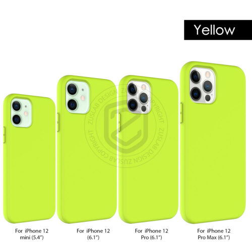 iPhone 12 Pro Max mini Case ZUSLAB Thin Soft Silicone Shockproof Cover For Apple