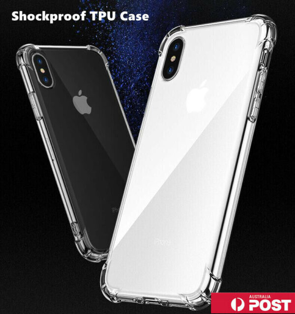 Clear Shockproof Bumper Back Case Cover For iPhone 12 11 Pro XS MAX X XR 7 Plus