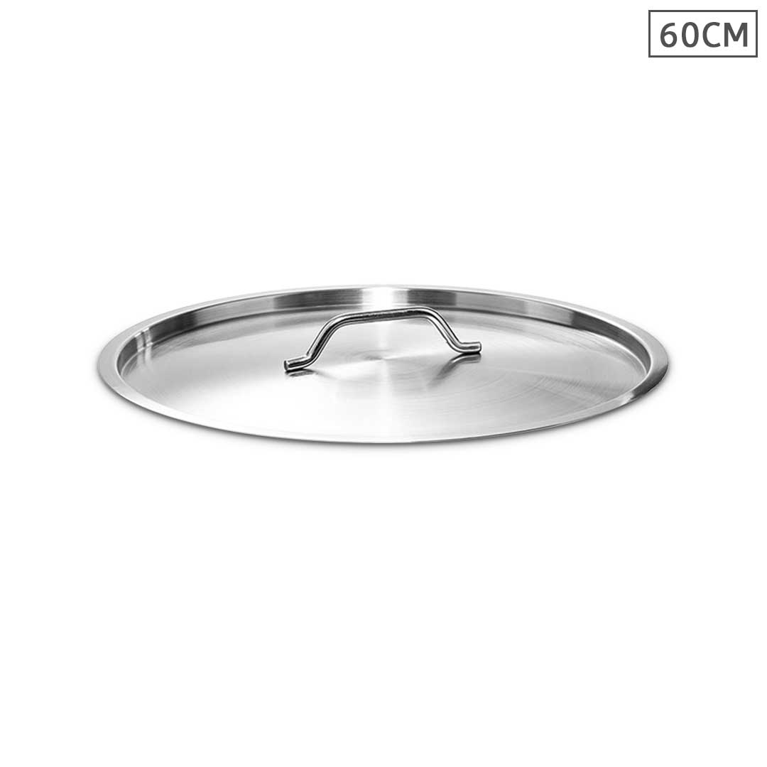 SOGA 60cm Top Grade Stockpot Lid Stainless Steel Stock pot Cover