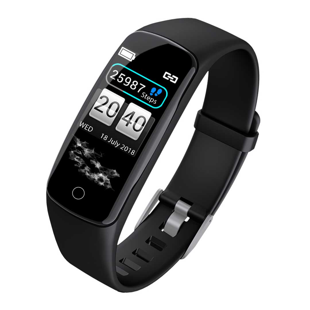 SOGA Sport Monitor Wrist Touch Fitness Tracker Smart Watch Black