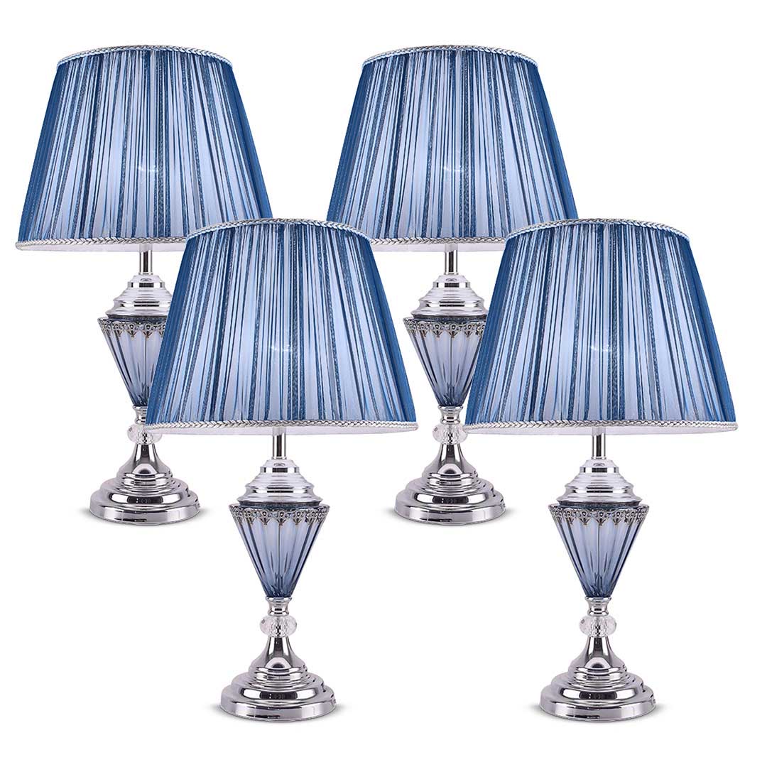 SOGA 4x LED Elegant Table Lamp with Warm Shade Desk Lamp