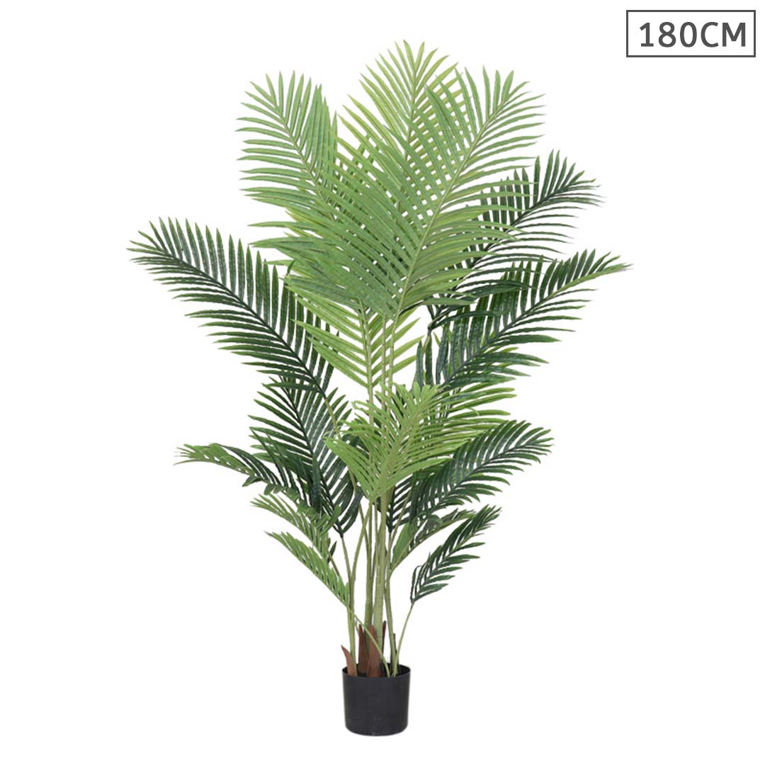 SOGA 180cm Artificial Swallowtail Sunflower Fake Decoration Tree Flower Pot Plant