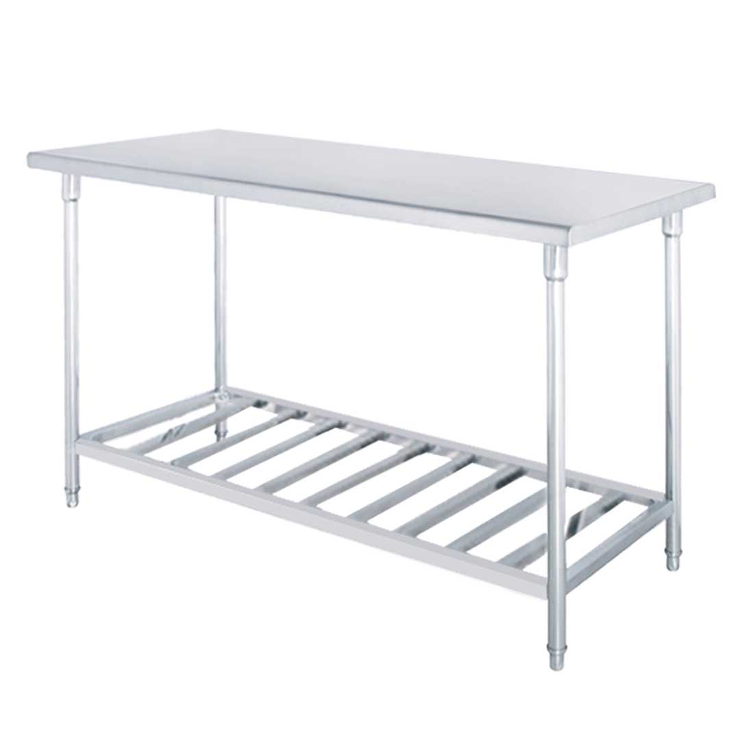 SOGA 100*70*85cm Commercial Catering Kitchen Stainless Steel Prep Work Bench