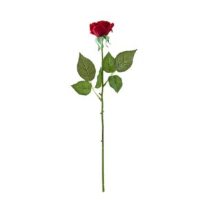 SOGA 10pcs Artificial Silk Flower Fake Rose Bouquet Table Decor Red