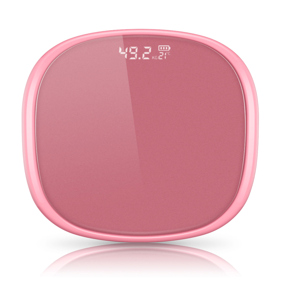 SOGA 180kg Digital Fitness Weight Bathroom Gym Body LCD Electronic Scales Rose