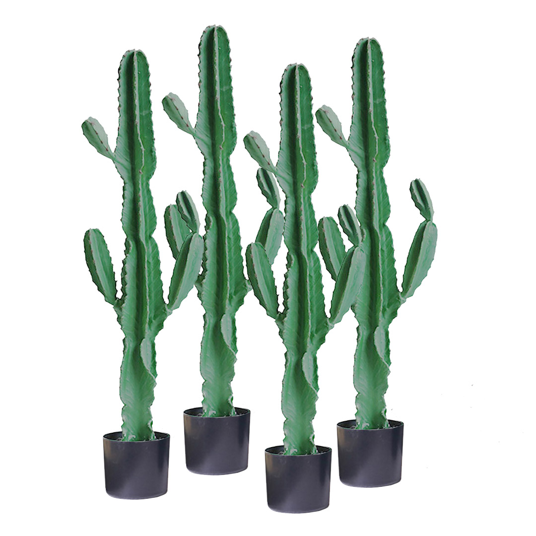 SOGA 4X 120cm Green Artificial Indoor Cactus Tree Fake Plant Simulation Decorative 6 Heads 1 SOGA 4X 120cm Green Artificial Indoor Cactus Tree Fake Plant Simulation Decorative 6 Heads