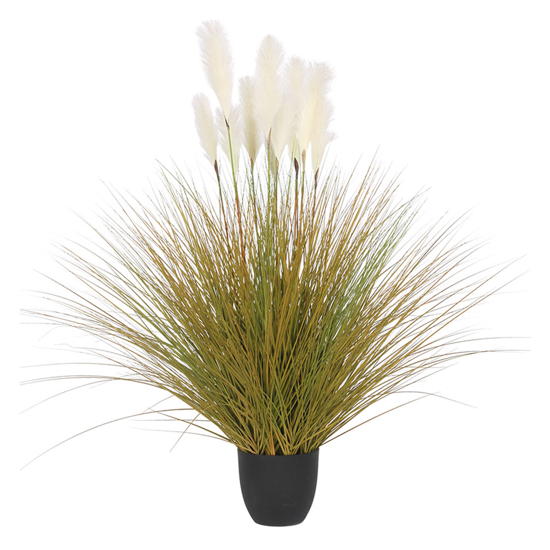 SOGA 137cm Artificial Indoor Potted Reed Bulrush Grass Tree Fake Plant Simulation Decorative 1 SOGA 137cm Artificial Indoor Potted Reed Bulrush Grass Tree Fake Plant Simulation Decorative