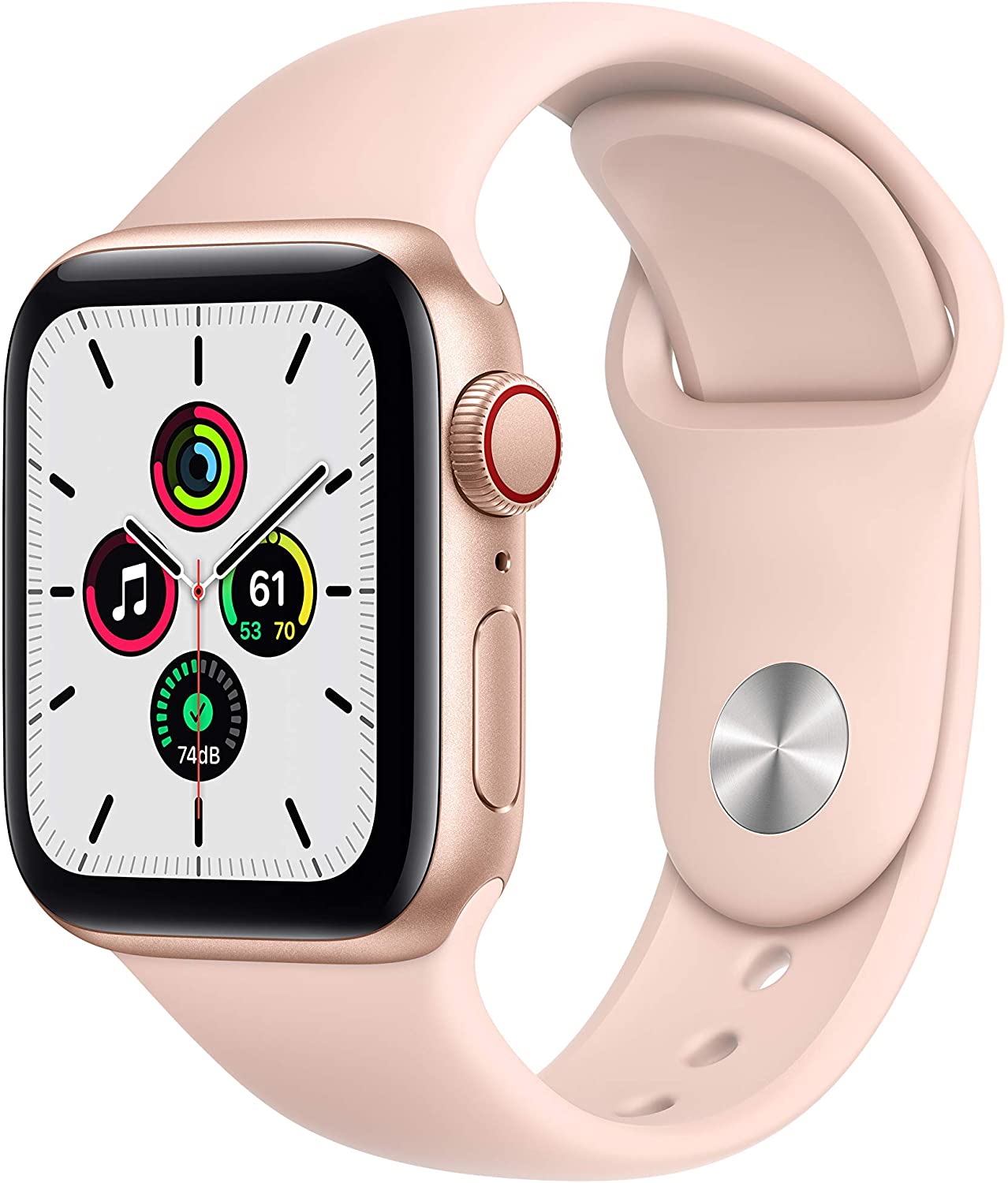 New Apple Watch SE (GPS, 44mm) - Gold Aluminum Case with Pink Sand Sport Band 10 New Apple Watch SE (GPS, 44mm) - Gold Aluminum Case with Pink Sand Sport Band