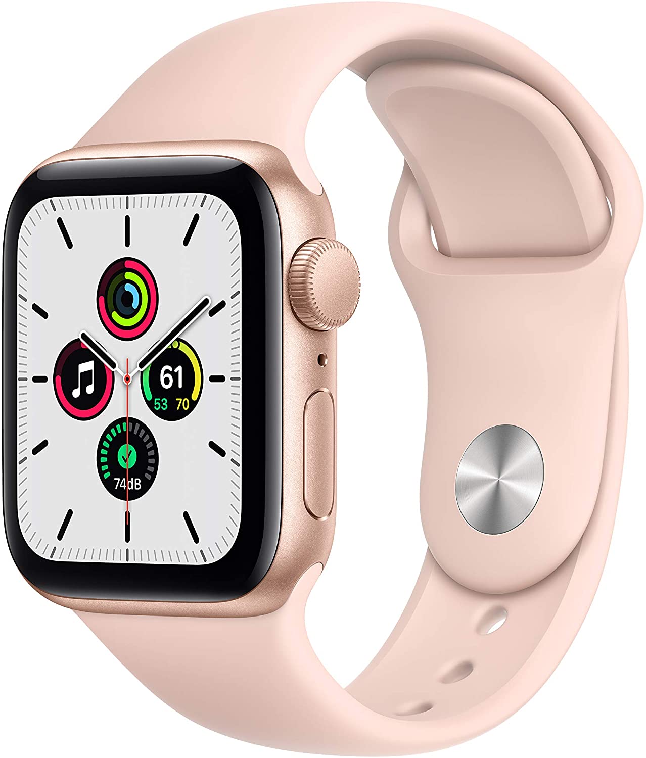 New Apple Watch SE (GPS, 44mm) - Gold Aluminum Case with Pink Sand Sport Band 15 New Apple Watch SE (GPS, 44mm) - Gold Aluminum Case with Pink Sand Sport Band