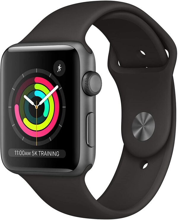 Apple Watch Series 3 (GPS, 38mm) - Space Gray Aluminum Case with Black Sport Band