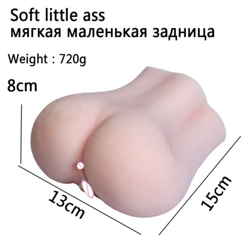Silicone Ass 3D Realistic Vagina Anal Double Channels Fake Tight Pussy Sex Toys for Men Male Masturbator Sex Product