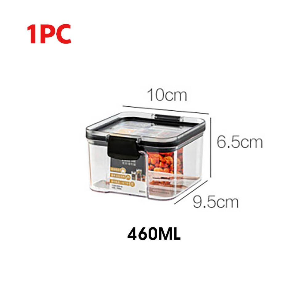 700/1300/1800ML Food Storage Container Plastic Kitchen Refrigerator Storage 460ml