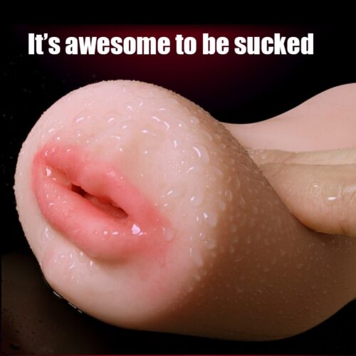 Belsiang Blowjob Male Masturbator Sex Toys for Men Oral Masturbation Cup Deep Throat Mouth Realistic Vagina Pussy Penis Massager