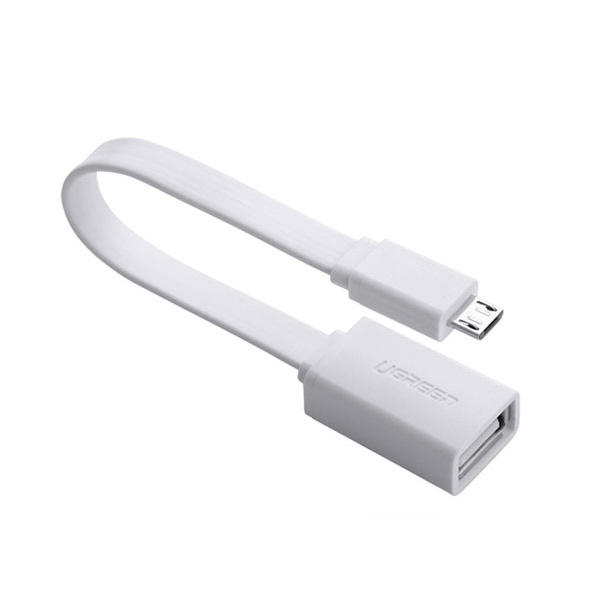 UGREEN Micro USB OTG flat cable white color (10395)