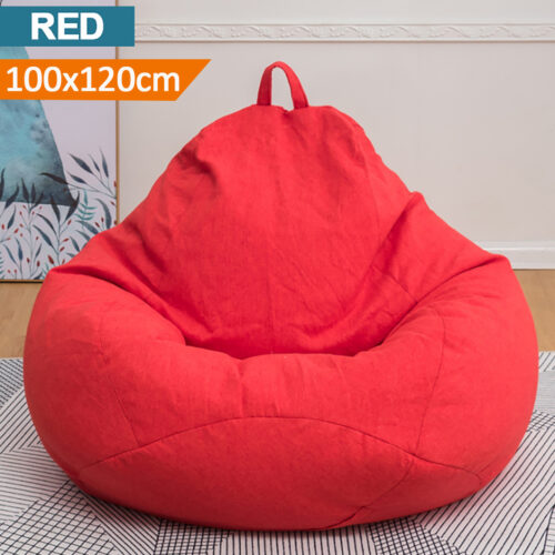 Extra Large Bean Bag Chair Lazy Sofa Cover Indoor Outdoor Game Seat BeanBag