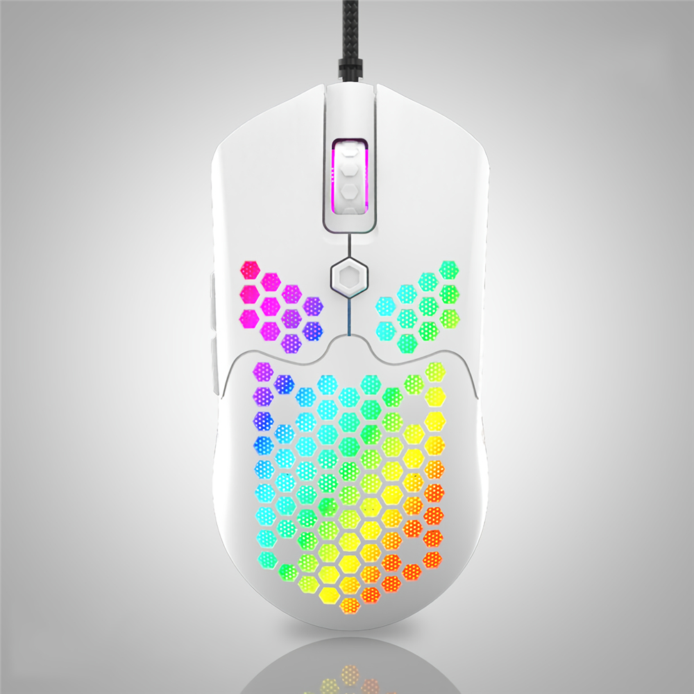 Free-wolf M5 Wired Game Mouse Breathing RGB Colorful Hollow Honeycomb Shape 12000DPI Gaming Mouse USB Wired Gamer Mice for Desktop Computer Laptop PC 2 Free-wolf M5 Wired Game Mouse Breathing RGB Colorful Hollow Honeycomb Shape 12000DPI Gaming Mouse USB Wired Gamer Mice for Desktop Computer Laptop PC
