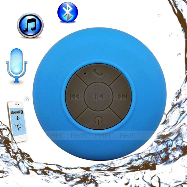 Mini Waterproof Wireless Bluetooth Speaker (Blue)