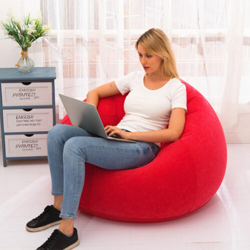 Large Pouf Lazy Sofas Lounger Couch Living Room Furniture Beanbag Tatami