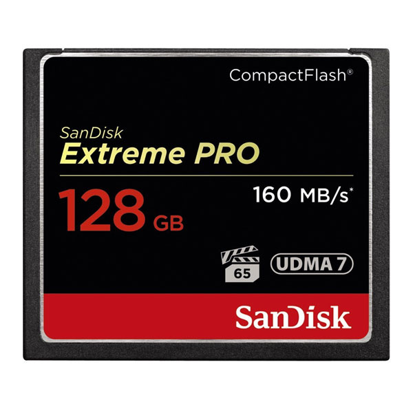 SanDisk Extreme Pro CFXP 128GB CompactFlash 160MB/s (SDCFXPS-128G) 1 SanDisk Extreme Pro CFXP 128GB CompactFlash 160MB/s (SDCFXPS-128G)