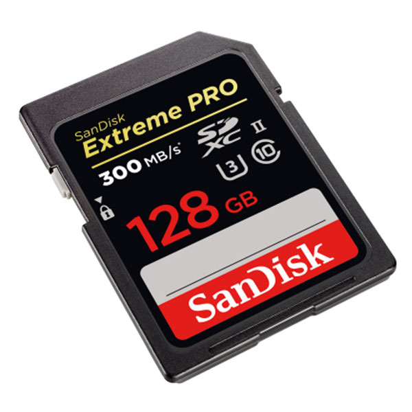 Sandisk 128GB Extreme Pro 300/260RW UHS-II/ U3  SDSDXPK-128G